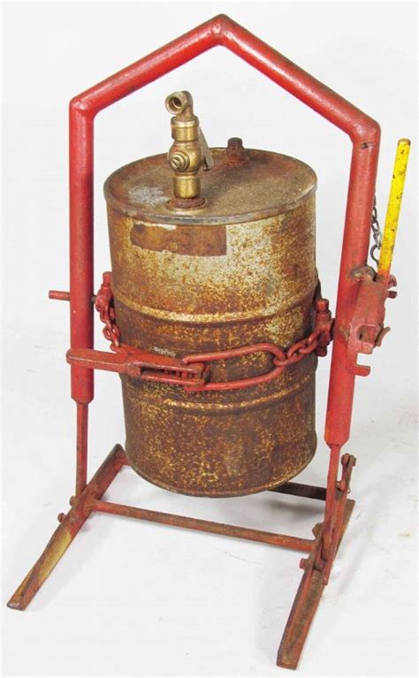 Salesman Sample 50 Gallon Oil Drum Oct 06 2013 Showtime Auction