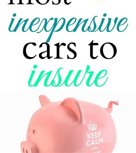 The Five Most Inexpensive Cars To Insure Drive Safe Ride Safe