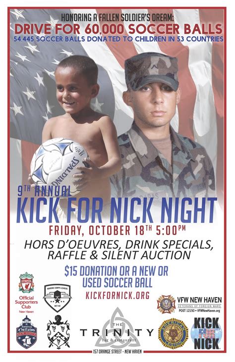 New Haven Kick for Nick Night – American Legion New Haven