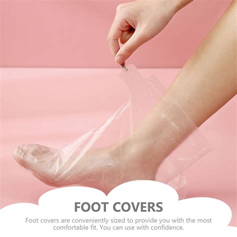 Pcs Disposable Foot Covers Plastic Made Covers Foot Care Protective