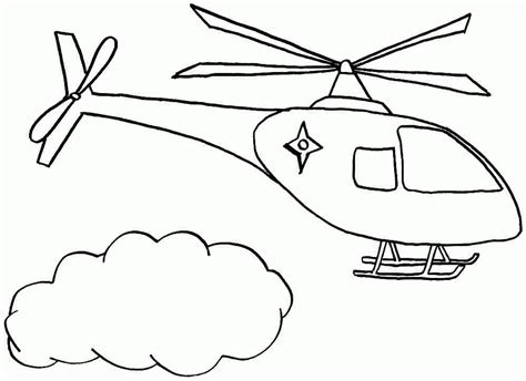 How To Draw A Helicopter For Kids - Coloring Home