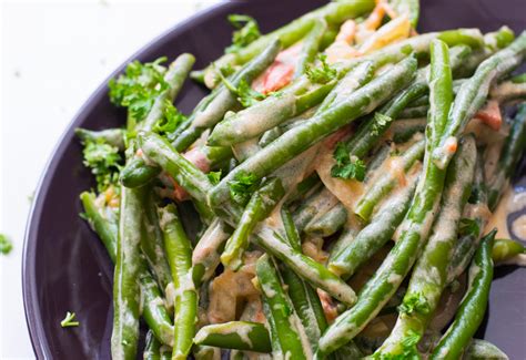 kostliche  carb bohnen mit cremiger sauce