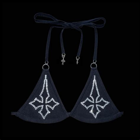 Rhinestone Cross Bikini Etsy