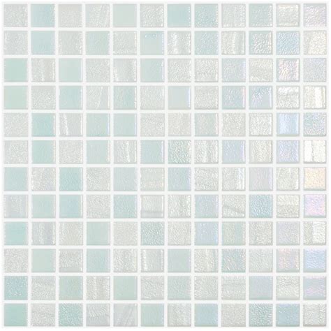 Fusion White 1 X 1 Glass Tile Vidrepur Mosaic Pool Tile Aquablu Mosaics