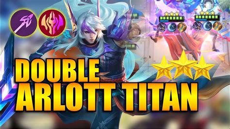 DOUBLE ARLOTT TITAN ENAK BUAT PUSH MYTHIC MAGIC CHESS NEW SEASON