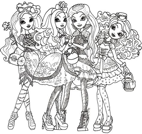 Raven Queen Ever After High Coloring Page