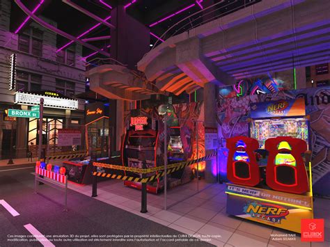 Teri Park Arcade Concept Am Nagement Int Rieur Cubix Design