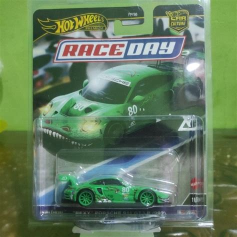 Jual Hot Wheels Premium Race Day Rexy Porsche Gt R Shopee Indonesia