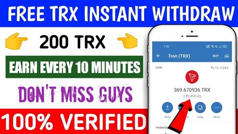 Best Tron Trx Cloud Mining Site How To Earn Trx For Free New Trx