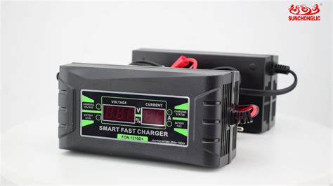 Cargador De Batería Inteligente Para Coche 10a Trifásico De 12v Y