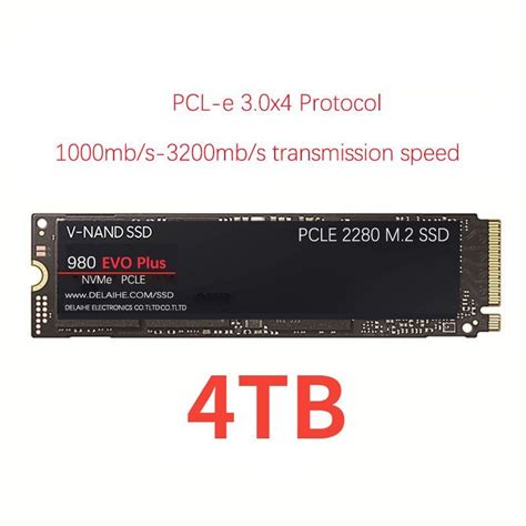 4 ТБ Внутренний SSD-диск DELAIHE 980 EVO Plus (XCZD0069-12) - купить по ...