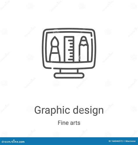 Wektor Ikon Projektu Graficznego Z Kolekcji Sztuk Pi Knych Ilustracja