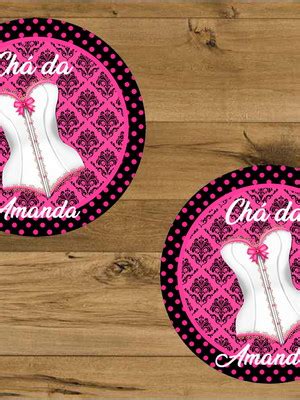 Chá de lingerie toppers adesivos rótulos adesivos etiquetas redondas redondos Compre Produtos