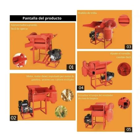 Máquina Para Trillar Granos De Maíz Trigo Arroz Y Soya