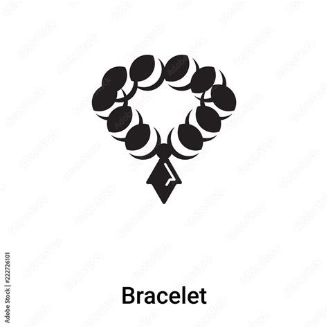 bracelet icon vector isolated  white background logo concept