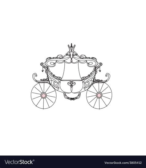 Карета золушки раскраска - 64 фото