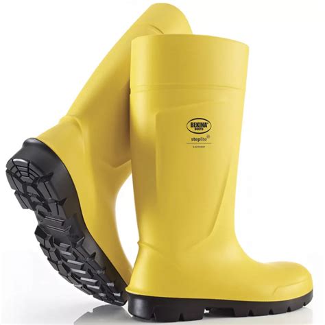 Сапоги из полиуретана Bekina S5 EasyGrip yellow с металлическим ...