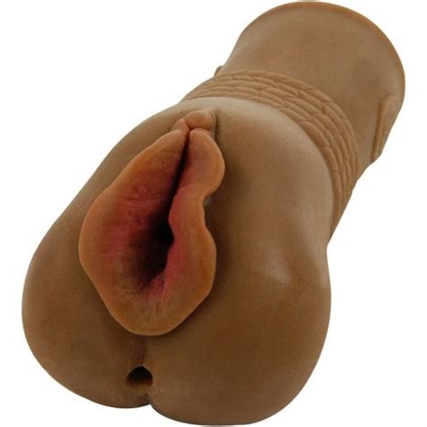 Cyberskin CyberStroker Pussy And Ass Masturbator Cinnamon Sex Toys At Adult Empire