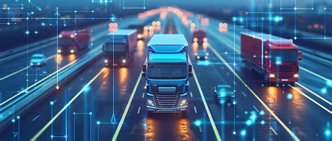 Premium Photo Transportation Executives Analyze Data To Improve Fleet