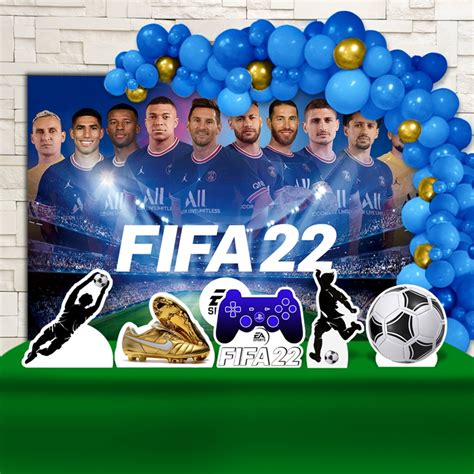 Kit Aniversário Ouro Painel Display Fita Fifa 2022 Elo7