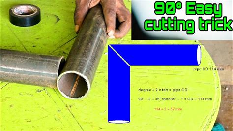 How To Cut Round Pipe For A Joint Matel Pipe Cutting Properly