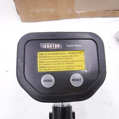 Ironton Oil Control Valve Digital Meter Dispensing Nozzle Psi Max