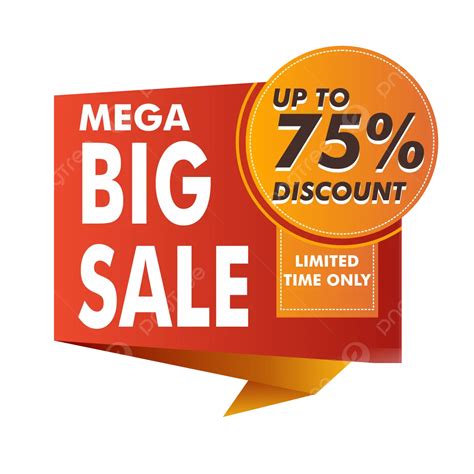 Oferta Especial Mega Banner De Gran Venta Vector Png Dibujos Gran