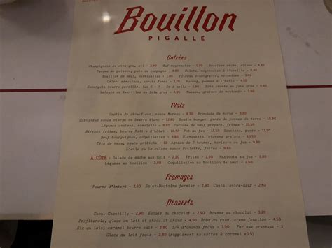 Restaurant Bouillon Pigalle 75009 Paris