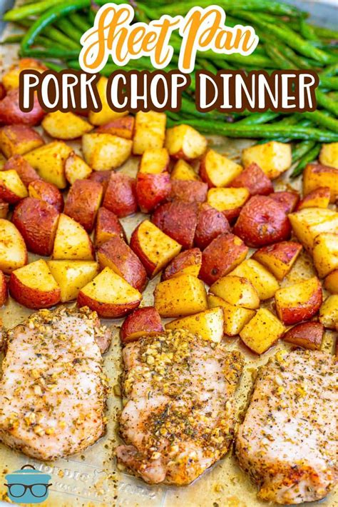 meal  juicy pork chops tender potatoes