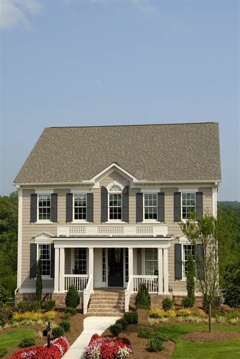 Model home 1 stock photo. Image of yard, landscaped, space - 6563312 