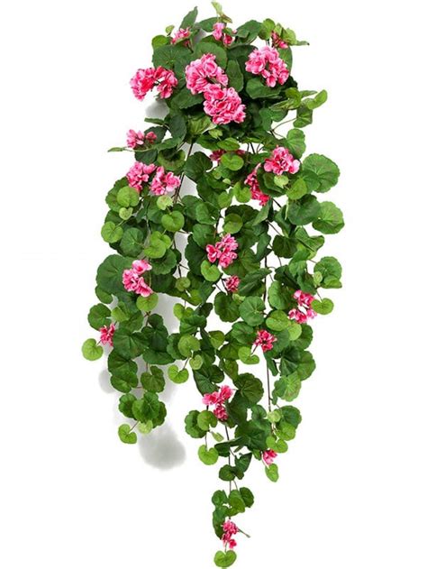 Герань с розовыми цветами ампельная искусственная (20.1090PK) - купить ...
