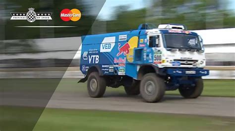 20 000 Lbs Kamaz Dakar Truck Drifting At 2016 Goodwood FoS Looks