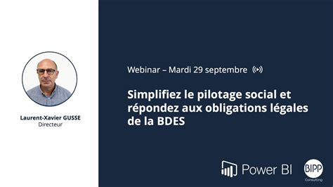 WEBINAIRE POWER BI Pilotage Social Et BDES YouTube