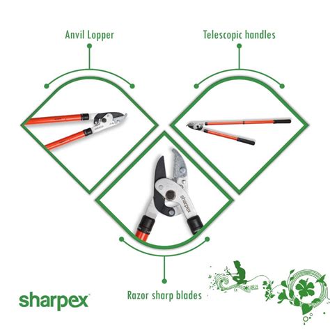 Sharpex 37 Inch Gardening Anvil Lopper With 2 Inch Cutting Capacity