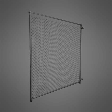 Wire Fence Free 3d Model Fbx Free3d