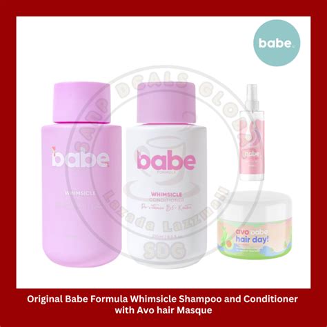 Original Babe Formula Whimsicle Shampoo And Conditioner With Avo Hair Masque And Moonbeam Hair