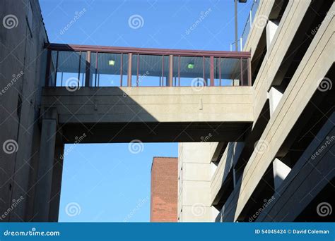 Elevated Walkway Stock Photo Image Of Glass Connected 54045424