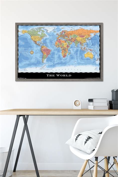 Map - World Poster - Walmart.com