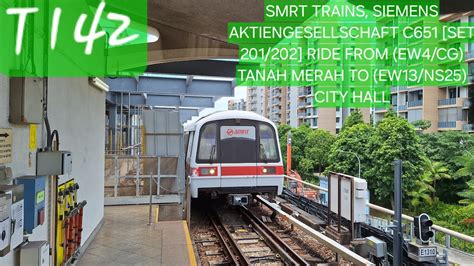 SMRT TRAINS Siemens Aktiengesellschaft C651 Set 201 202 Ride From