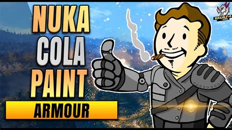 How To Find The Nuka Cola Power Armor Paint In Fallout Youtube