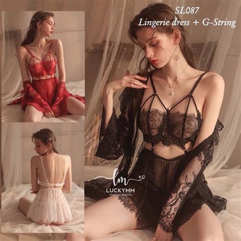 Jual Grosir Lucky Lingerie Kode Sexy Lingerie Wanita Transpran Dewasa Baju Sexy Wanita