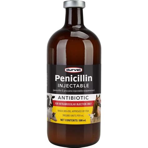 Penicillin G 500ml 500ml To G Antibiotic For Animal Health