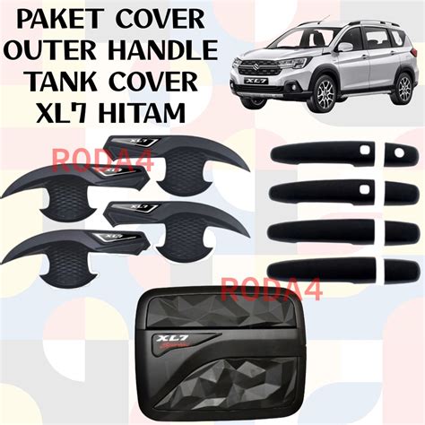 Paket Cover Outer Handle Tank Cover XL7 Hitam Pegangan Pintu Tangki