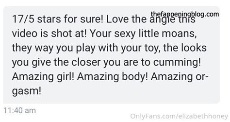 Elizabeth Honey Elizabethhoney Nude Onlyfans Leaks Photos Videos Thefappening