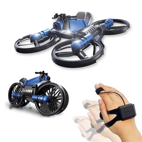 Квадрокоптер мотоцикл Snaiden 2 в 1 - трансформер с пультом-браслетом ...