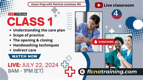 CNA Class 1 Livestream Understanding The Care Plan Essential CNA