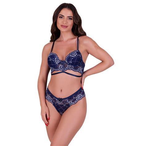 Conjunto Lingerie Bojo E Renda Bicolor Yasmim Shopee Brasil