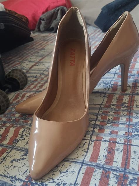 Scarpin Nude Sapato Feminino Zatta Usado Enjoei