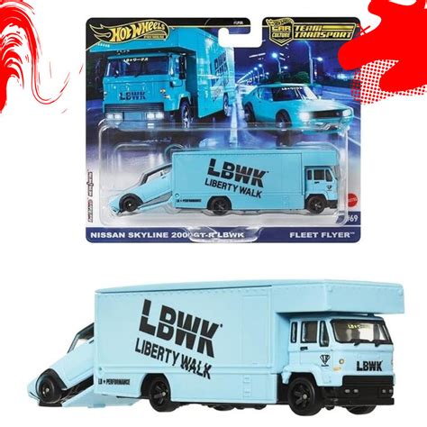 Hot Wheels Team Transport Nissan Skyline Gt R Lbwk Fleet Flyer Shopee Singapore