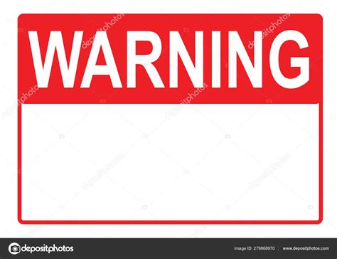 What Are Warning Signs At James Alexis Blog
